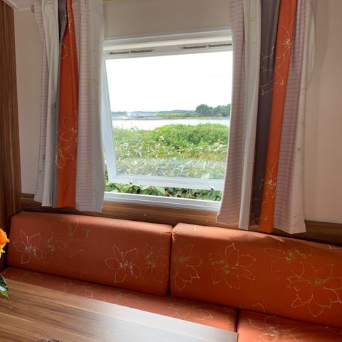 Stacaravan 6 personen - 3 slaapkamers - uitzicht op de vijver