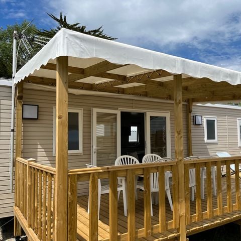 Mobilheim 6 Personen - Premium - 3 Schlafzimmer - Mittelgang