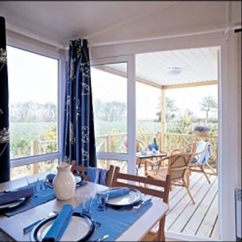Stacaravan 4 personen - COTTAGE CONFORT met LOGGIA