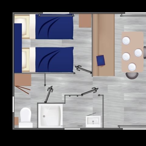MOBILHOME 4 personas - Declick