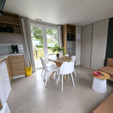 MOBILHOME 6 personas - 3 habitaciones - 33m2 - Premium