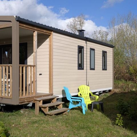 Mobilheim 4 Personen - 2 Schlafzimmer - 25m2 - Loggia Bay