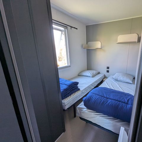Mobilheim 4 Personen - 2 Schlafzimmer - 25m2 - Loggia Bay