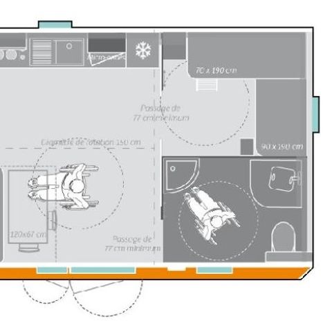 Mobile home 4 persons - CARAIBES - PMR Life