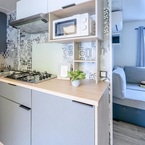 Stacaravan 8 personen - 3 kamer comfort stacaravan - 34m² * 6/8 pers