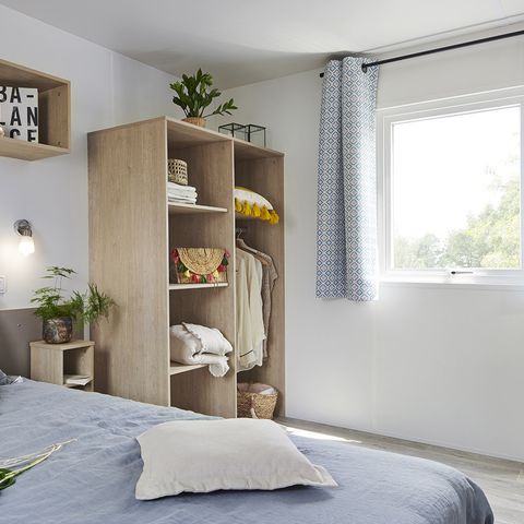 Stacaravan 6 personen - Stacaravan 2 kamers comfort PMR - 34m² 4/6 pers