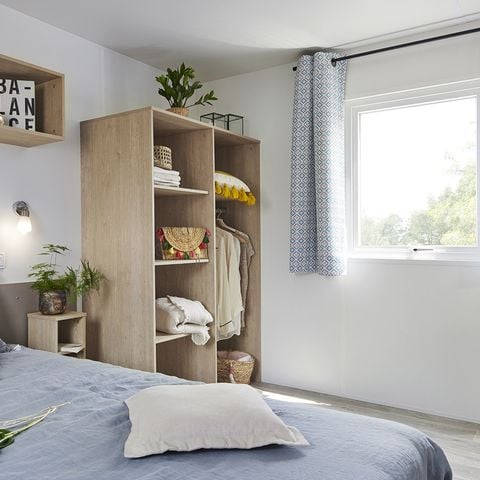 Stacaravan 6 personen - Stacaravan 2 kamers comfort PMR - 34m² 4/6 pers