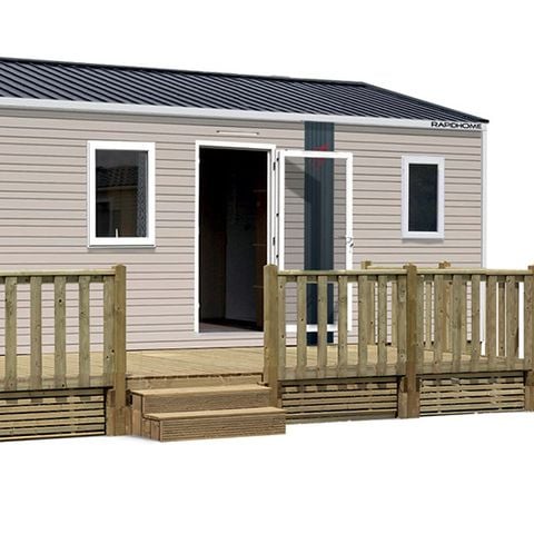 Stacaravan 6 personen - Stacaravan 2 kamers comfort PMR - 34m² 4/6 pers