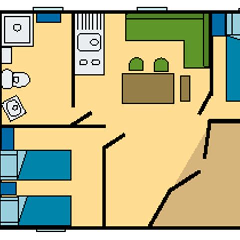 CHALET 4 personas - Sueño