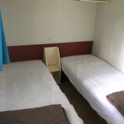 Mobilheim 4 Personen - Typ III Klassisch Überdachte Terrasse