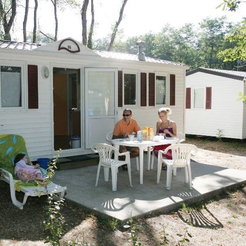 Stacaravan 5 personen - 2 slaapkamers