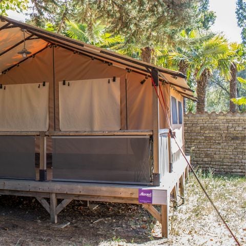 TENTE TOILE ET BOIS 5 personnes - Lodge STERNE 5 personnes