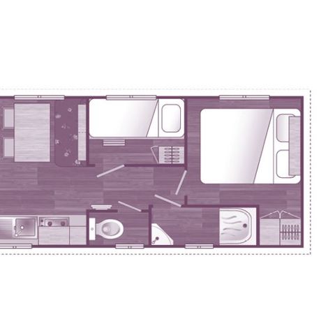 CASA MOBILE 4 persone - ROULOTTE **** 4 persone