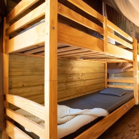TENDA IN TELA E LEGNO 4 persone - Lodge PINSON da 4 posti letto