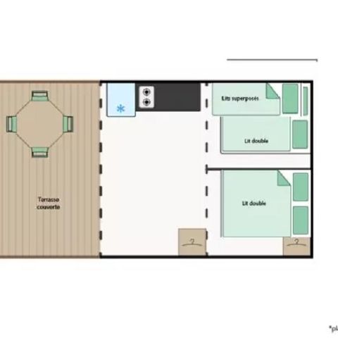 CANVAS AND WOOD TENT 4 people - Lodge STERNE