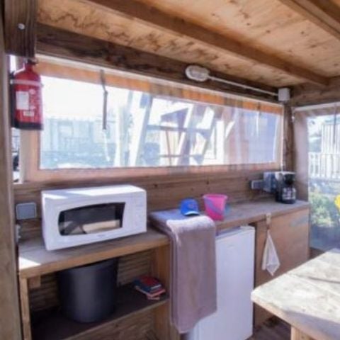 TENTE TOILE ET BOIS 2 personnes - Lodge ECHASSE 2 personnes