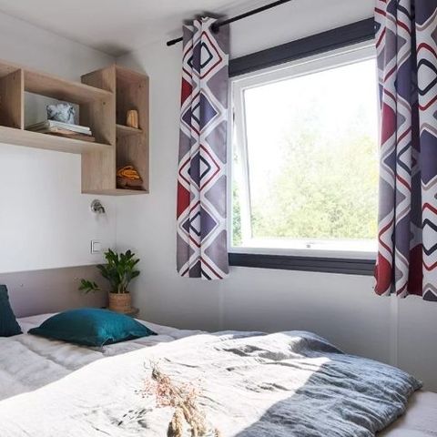 Stacaravan 8 personen - Mobile-Home BERNACHE**** 8 slaapplaatsen