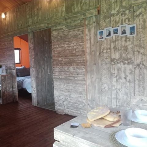 Tente en toile et en bois 5 personnes - Luxury Lodge