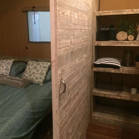 Tente en toile et en bois 5 personnes - Lodge Woody 38