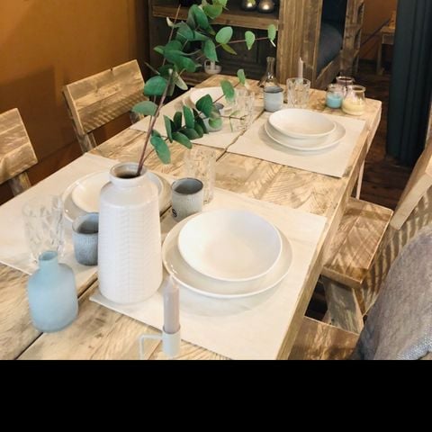 Tente en toile et en bois 2 personnes - Lodge Woody 27