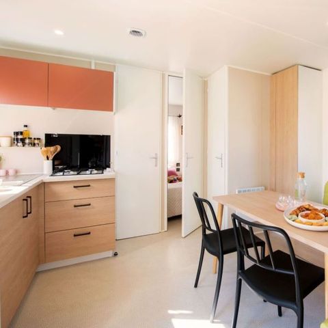 MOBILHOME 6 personnes -  Aqua 3 Chambres 6 Personnes Terrasse semi-couverte