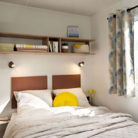 Mobilheim 6 Personen -  Aqua 3 Zimmer 6 Personen Halbüberdachte Terrasse