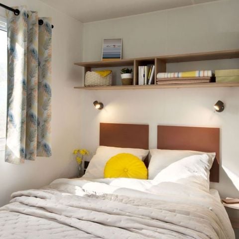 Mobilheim 4 Personen - Aqua 2 Zimmer 4 Personen Halbüberdachte Terrasse