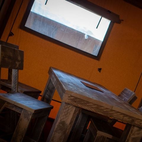 Tente en toile et en bois 4 personnes - Lodge