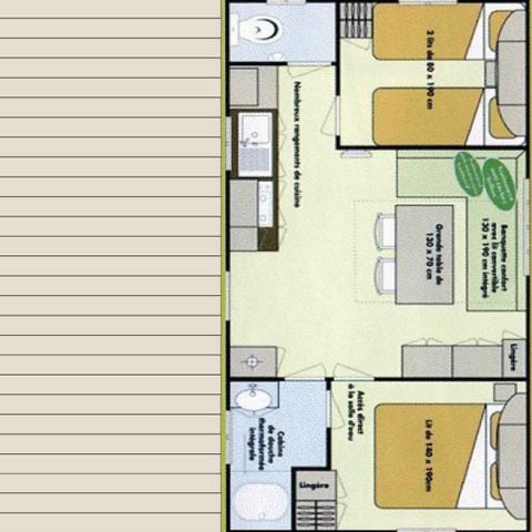 BUNGALOW 8 personnes - Goa 8 P Clim