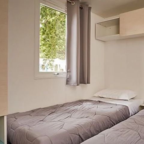 Mobilheim 6 personen - Comfort | 3 Zi. | 6 Pers. | Überdachte Terrasse | TV