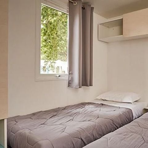Mobilhome 6 personas - Comfort XL | 3 Dormitorios | 6 Pers. | Terraza elevada | TV
