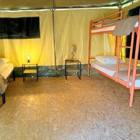 Tenda 3 persone - Tenda Prêt à camper 16m² 2 camere - senza servizi igienici + terrazza 15m² 3 pers.
