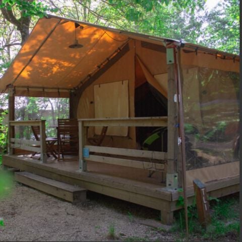 TENDA DA CAMPEGGIO 5 persone - Eden Standard 30m² 2 camere - senza bagno + Vista sul Lot + terrazza coperta 11,5m².