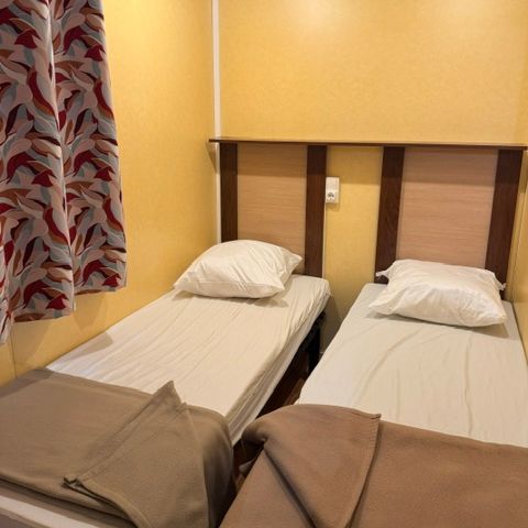 Casa mobile 3 persone - Casa mobile Standard 23,4m² 2 camere da letto + terrazza coperta 10m² - TV 1/3 pers.