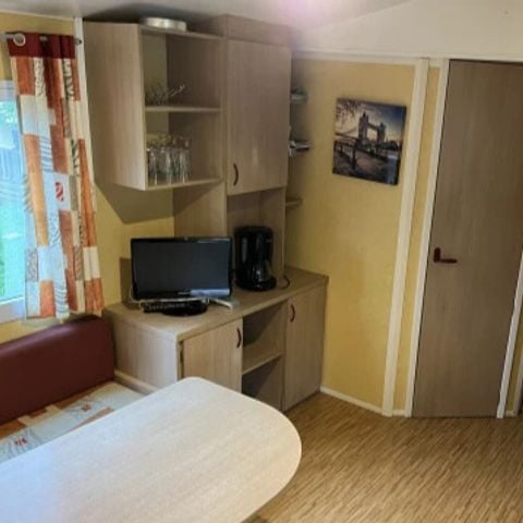Mobilhome 1/3 personnes - Standard 23.4m² - 2 chambres - Terrasse couverte 10m² - TV