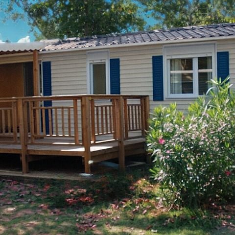 MOBILHOME 3 personas - Standard 23.4m² 2 habitaciones + terraza cubierta 10m² - TV 1/3 pers