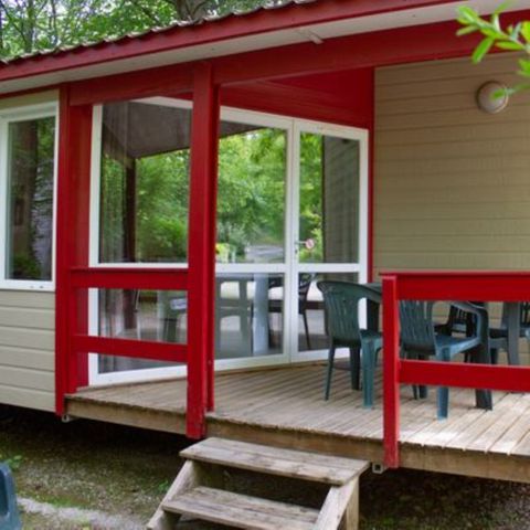 Chalet 6 persons - Chalet Confort 27m² 2 bedrooms + covered terrace 10m² - TV 4/6 pers