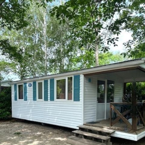 Stacaravan 6 personen - Standaard Eden 27m² 2 kamers + overdekt terras 10m² - TV