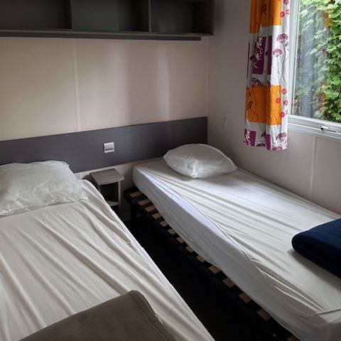 MOBILHOME 6 personas - Confort mobil-home 28m² 2 habitaciones + terraza cubierta 13,5m² - TV 4/6 pers