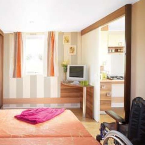 MOBILHOME 6 personas - Mobil-home Standard PMR 30m² 2 habitaciones + terraza 20m² - TV 1 pers
