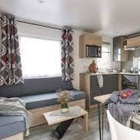 Mobile home 8 persons - Comfort Mobile-home 32m² 3 bedrooms + semi-covered terrace - TV 6/8 pers
