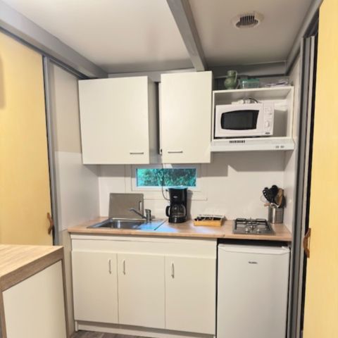 Chalet 4 personen - Confort 27m² 2 kamers + overdekt terras 7m² - TV 4 pers