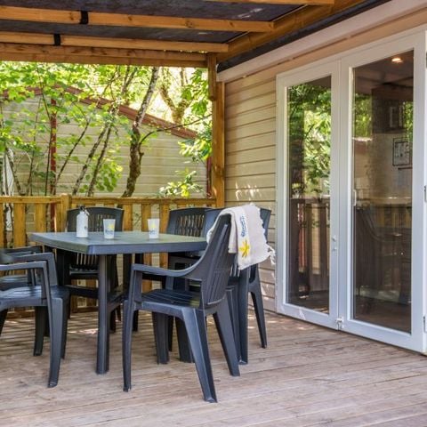Mobilhome 6 personnes - Confort 28 m² – Terrasse couverte – Idéal pour les familles