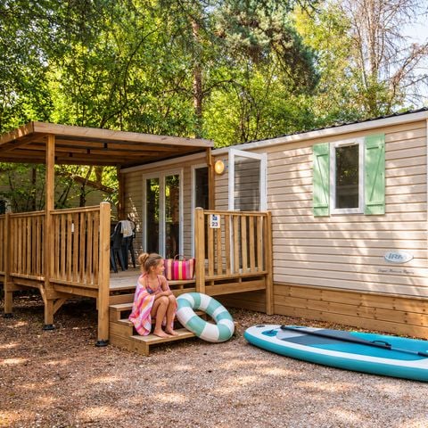 Stacaravan 6 personen - 28 m² – Overdekt terras – Ideaal voor gezinnen