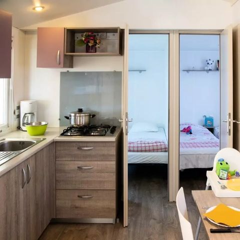 CASA MOBILE 6 persone - Accogliente casa mobile 4 camere 6 persone + TV
