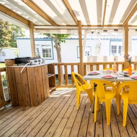 Stacaravan 8 personen - Cottage Détente 5 Kamers 8 Personen + TV