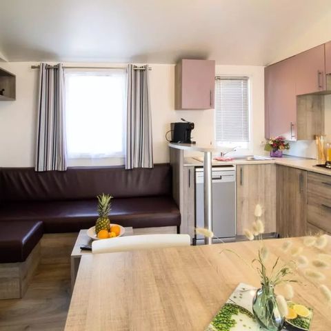 Mobilheim 6 Personen - Cottage Entspannung 4 Zimmer 6 Personen + TV