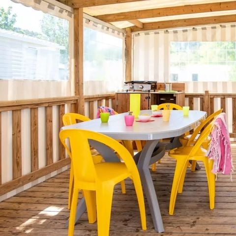 Stacaravan 6 personen - Cottage Détente 4 Kamers 6 Personen + TV