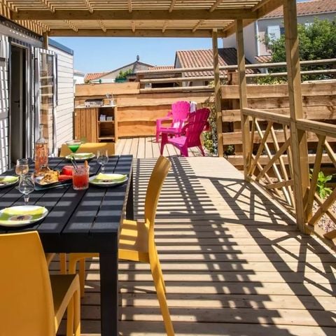 Mobilheim 4 Personen - Cottage 3 Zimmer 4 Personen Klimatisiert + TV + Jacuzzi