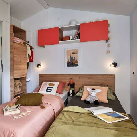 MOBILHOME 4 personnes - Cottage Luxe Dinos 3 Pièces 4 Personnes Climatisé + TV